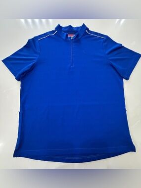 Novara Blue XL Cycling Jersey 100% Polyester Short Sleeve 1/4 Zip, Men’s XL